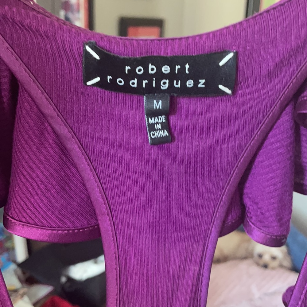 Robert Rodriguez Purple Ruffle Heaven Top 💜 - Picture 3 of 8